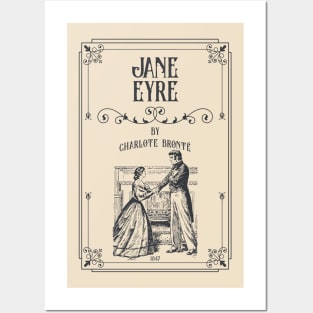 Jane Eyre & Mr Rochester, Thornfield Hall, Charlotte Bronte Posters and Art